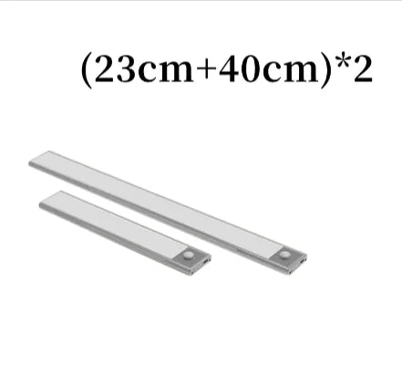 LED Motion Sensor Light Strip – Auto On/Off, USB Rechargeable, Warm Light