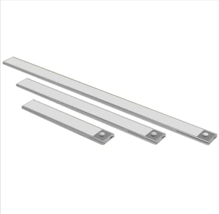 LED Motion Sensor Light Strip – Auto On/Off, USB Rechargeable, Warm Light