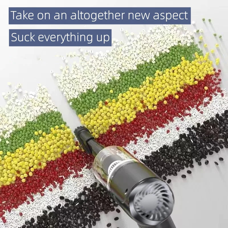 Powerful 120W Cordless Car Vacuum – High Suction, Portable, Fast Cleaning