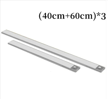 LED Motion Sensor Light Strip – Auto On/Off, USB Rechargeable, Warm Light