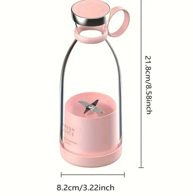 Portable USB Juice Blender – Travel Bottle Mixer, Rechargeable, BPA-Free