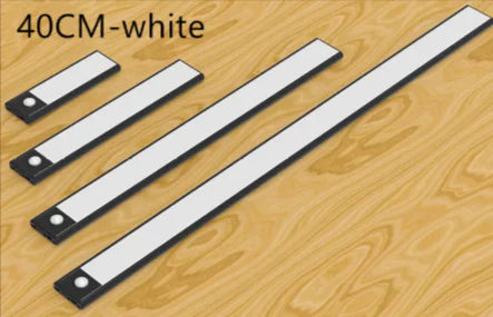 LED Motion Sensor Light Strip – Auto On/Off, USB Rechargeable, Warm Light