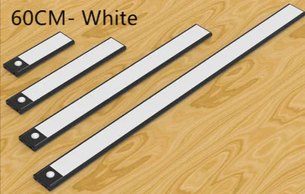 LED Motion Sensor Light Strip – Auto On/Off, USB Rechargeable, Warm Light