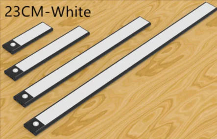 LED Motion Sensor Light Strip – Auto On/Off, USB Rechargeable, Warm Light