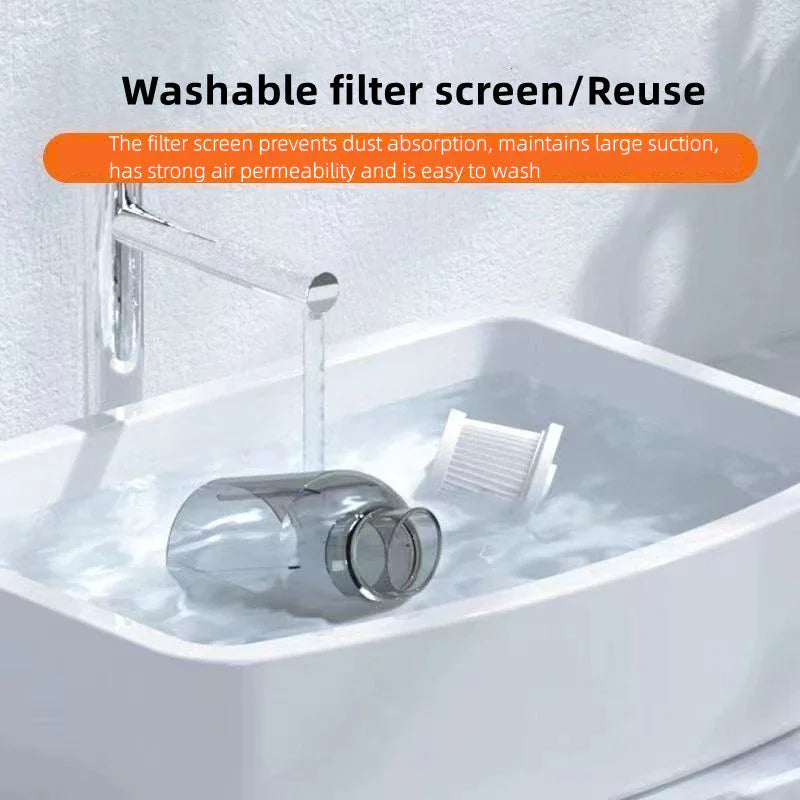 Powerful 120W Cordless Car Vacuum – High Suction, Portable, Fast Cleaning